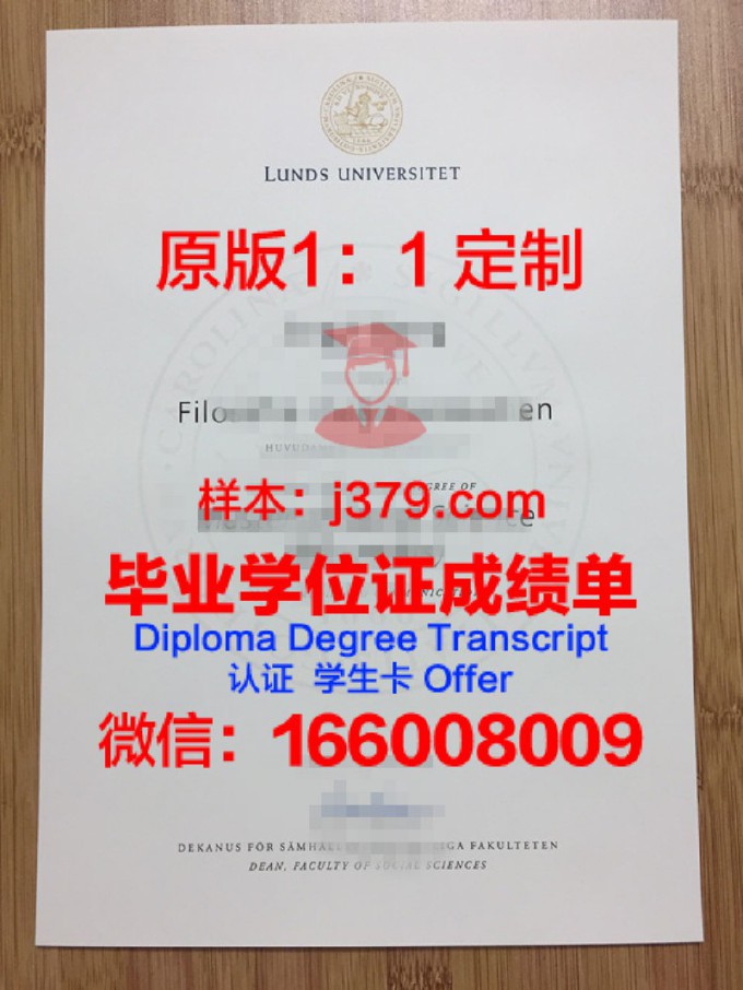 隆德大学学位证书(隆德大学学位证书图片)