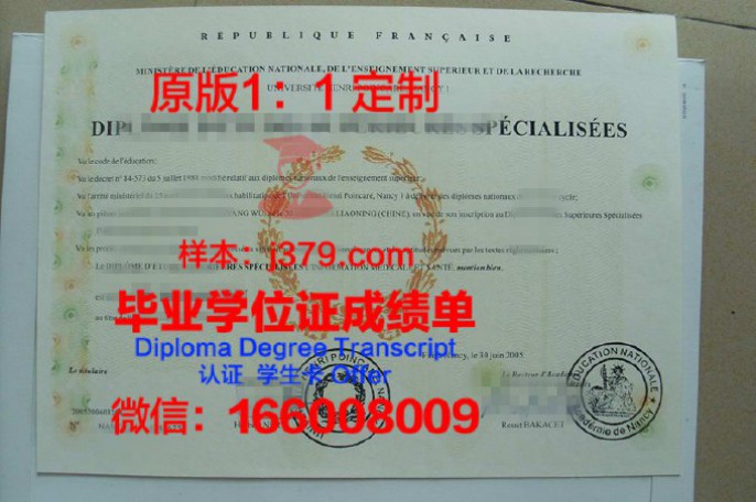 法国诺欧商学院毕业证图片NEOMA Business School Diploma