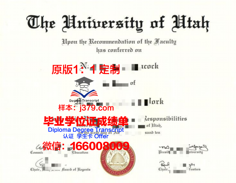 犹他大学毕业证壳子(uiuc毕业证)