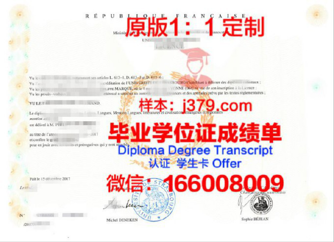 法国视觉传媒学院毕业证图片ECV Diploma