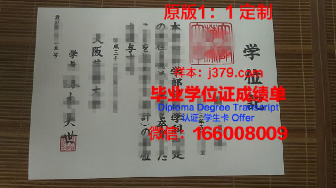 大阪成蹊大学学位成绩单定制：诚信与责任并重