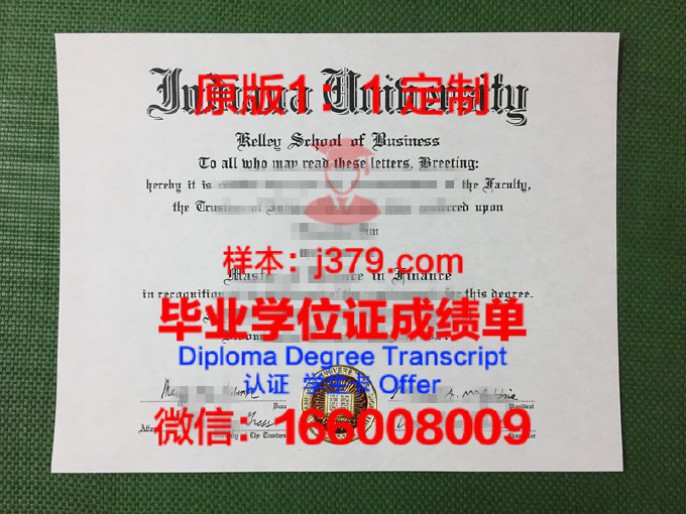 印第安纳大学-普渡大学印第安纳波利斯分校毕业证图片Indiana University-Purdue University Indianapolis Diploma