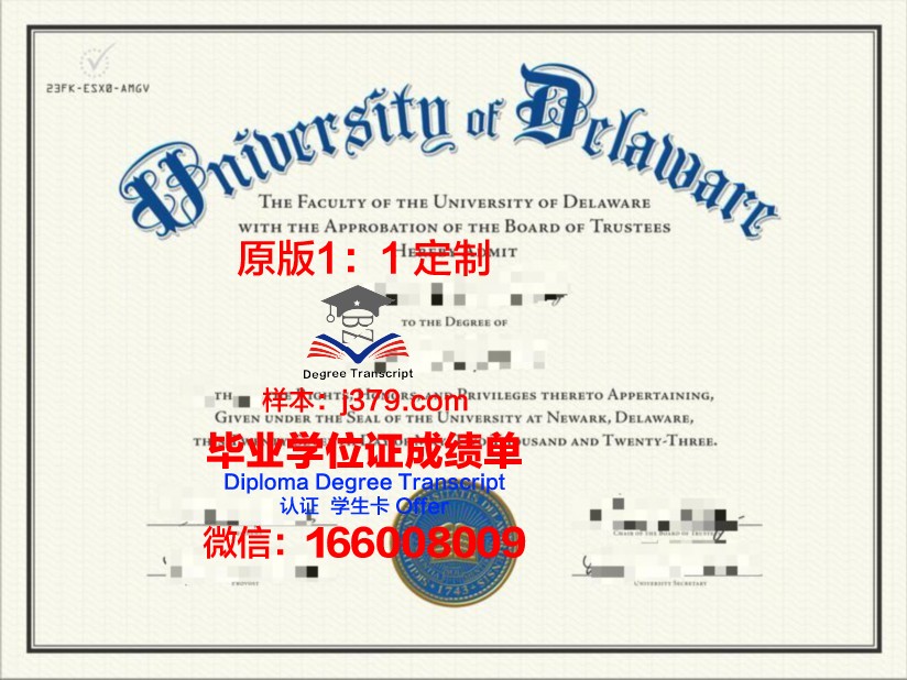 特拉华谷学院毕业证学位文凭学历Diploma