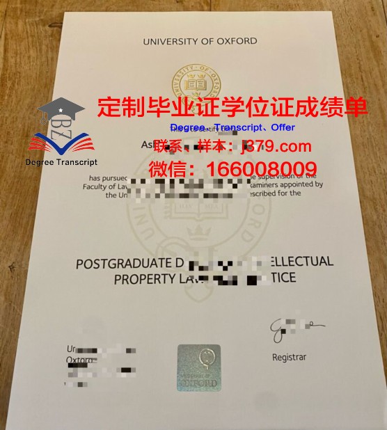 牛津大学毕业证diploma