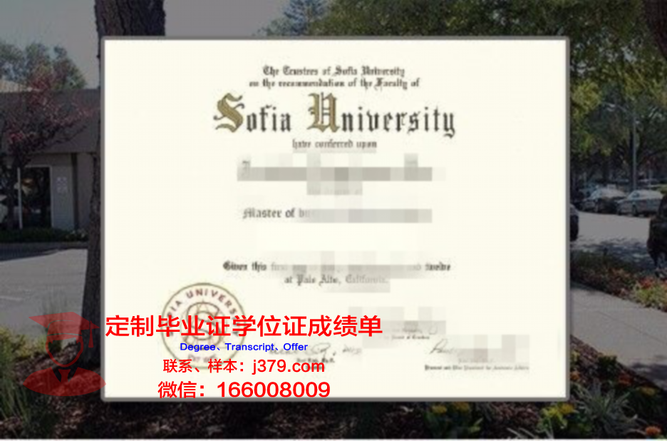 索菲亚大学硕士毕业证书样本(索菲亚大学排名)