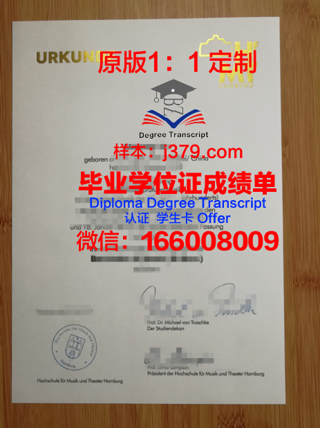 汉堡品牌应用技术大学博士毕业证(汉堡品牌应用科学大学)