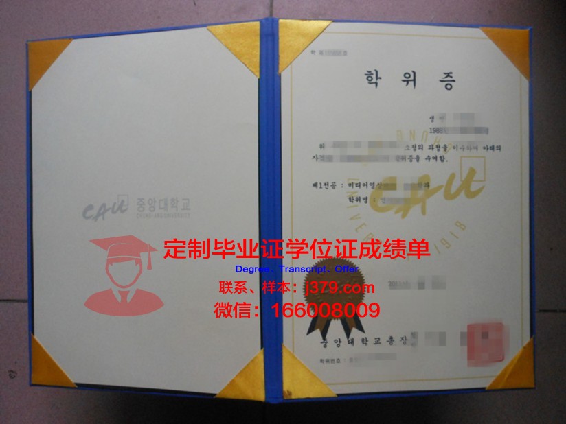 韩国中央大学毕业证书图片(韩国中央大学如何)