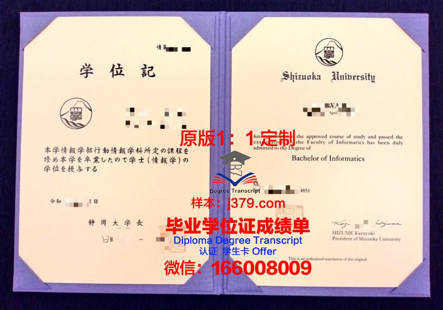 静冈大学学历证书(静冈大学学历证书图片)