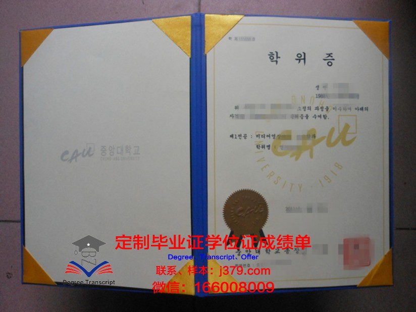 韩中大学毕业证尺寸(韩国中央大学毕业证书)